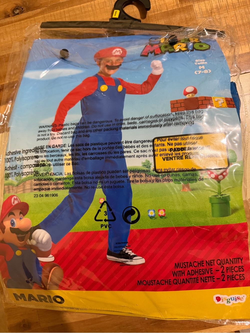 Super Mario-Inspired Red & Blue Kids Costume